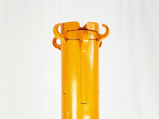 Orange Plastic Free Standing Coat Rack Planta by G. Piretti for Anonima Castelli, 1970s-RD-1763239