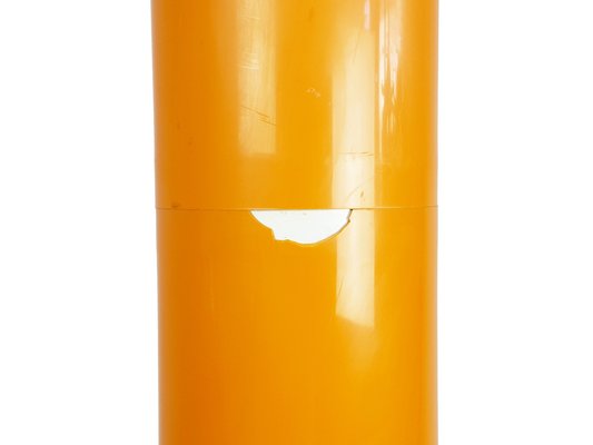 Orange Plastic Free Standing Coat Rack Planta by G. Piretti for Anonima Castelli, 1970s-RD-1763239