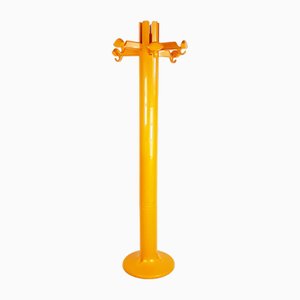 Orange Plastic Free Standing Coat Rack Planta by G. Piretti for Anonima Castelli, 1970s-RD-1763239