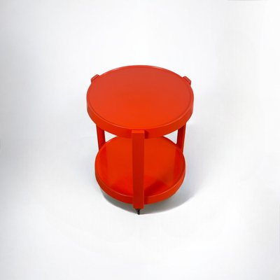 Orange Plastic Serving Trolley, 1970s-YSC-2021492