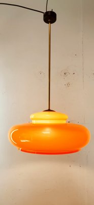 Orange Polycarbonate Pendant Lamp-QLH-1292963