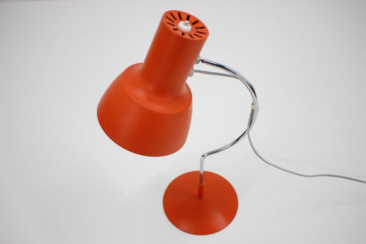 Orange & Red Desk Lamps by Josef Hurka, Czechoslovakia, 1960s, Set of 2