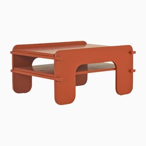 Orange Side Table attributed to Fratelli Reguitti, Italy, 1969-LOB-1405470