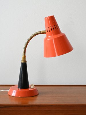 Orange Table Lamp, 1960s-QWP-2034844