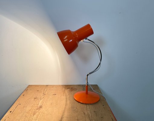 Orange Table Lamp by Josef Hurka for Napako, 1960s-CGF-1141562