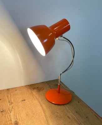 Orange Table Lamp by Josef Hurka for Napako, 1960s-CGF-1141562