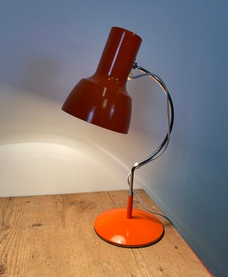 Orange Table Lamp by Josef Hurka for Napako, 1960s-CGF-1141562