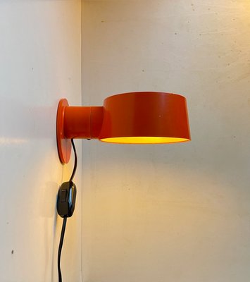 Orange Wall Lamp by Svend Mediumboe for Nordic Solar, 1970s-LCR-1148631