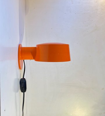 Orange Wall Lamp by Svend Mediumboe for Nordic Solar, 1970s-LCR-1148631