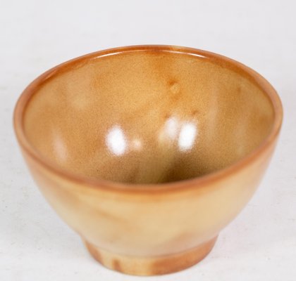 Orange Yellow Ceramic Bowl, 1960s-UY-1427385