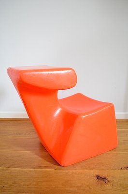 Orange Zocker Children's Chair by Luigi Colani for Top System Burkhard Lübke, 1971-OV-1402853