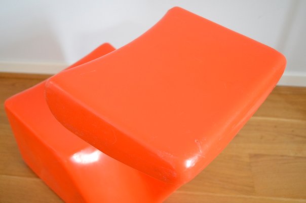 Orange Zocker Children's Chair by Luigi Colani for Top System Burkhard Lübke, 1971-OV-1402853