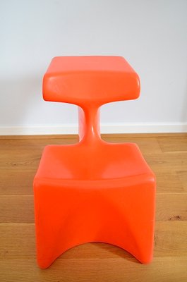 Orange Zocker Children's Chair by Luigi Colani for Top System Burkhard Lübke, 1971-OV-1402853