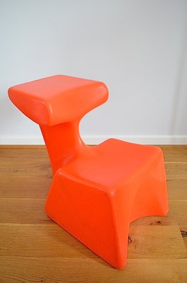 Orange Zocker Children's Chair by Luigi Colani for Top System Burkhard Lübke, 1971-OV-1402853