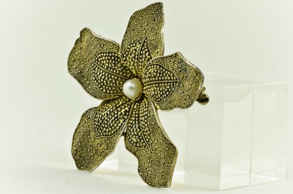 Orchid Brooch by Theodor Fahrner, Germany, 1935-LOB-947456