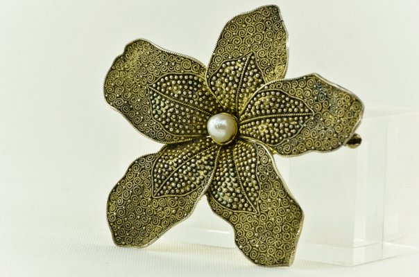 Orchid Brooch by Theodor Fahrner, Germany, 1935-LOB-947456