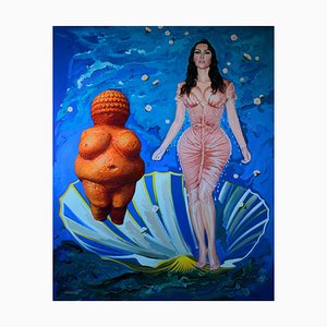 Orest Hrytsak, Kim Kardashian & Venus, 2020, Mixed Media on Canvas-CHG-1374605