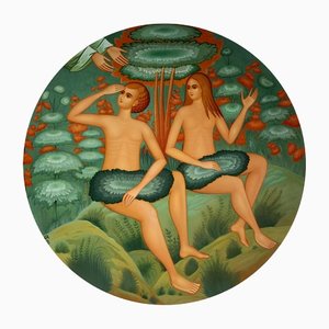 Orest Hrytsak, Man and Woman, Adam and Eve, 2013, Mixed Media on Canvas-CHG-1374615