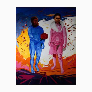 Orest Hrytsak, Spyrou et Pro-Magnon 2, 2020, Mixed Media on Canvas-CHG-1374611