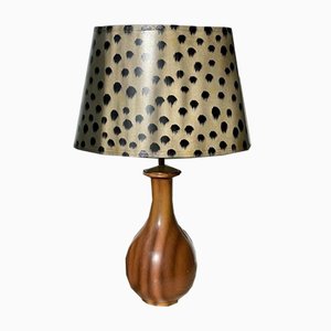 Organic Formed Brown Table Lamp by Gunnar Nylund for Rörstrand, 1950s-ARN-678599