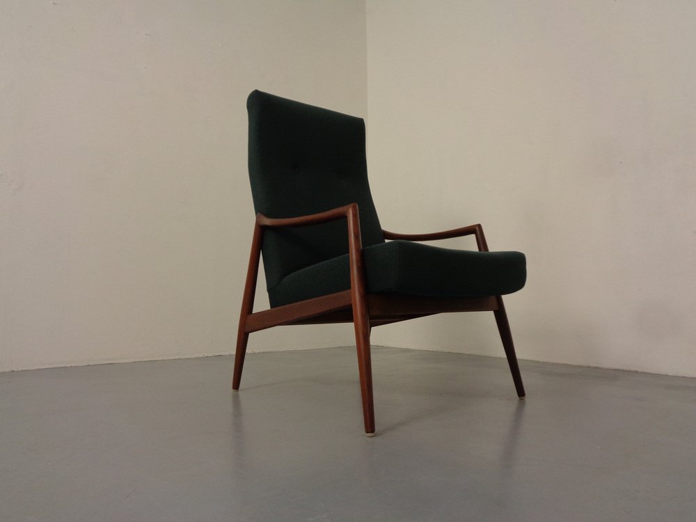 Organic Teak Armchair by Hartmut Lohmeyer for Wilkhahn, 1960s