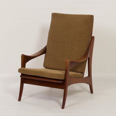 Organic Teak Easy Chair With High Back from De Ster, 1960s-ZT-1173704