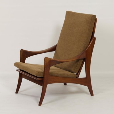 Organic Teak Easy Chair With High Back from De Ster, 1960s-ZT-1173704