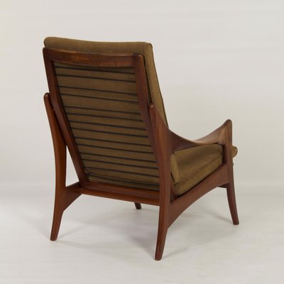 Organic Teak Easy Chair With High Back from De Ster, 1960s-ZT-1173704