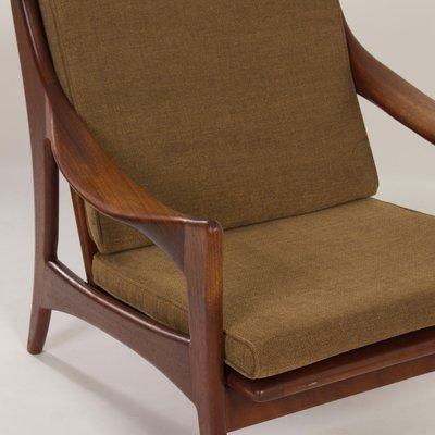 Organic Teak Easy Chair With Low Back from De Ster, 1960s-ZT-1173705