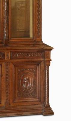 Oriental Top Display Cabinet in Walnut, France, 1870-QFT-1110309