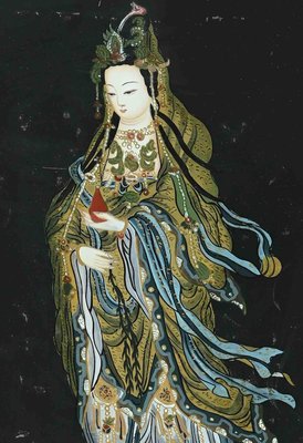 Oriental Woman, Enamel on Board, Early 20th-Century-ZCI-1306997