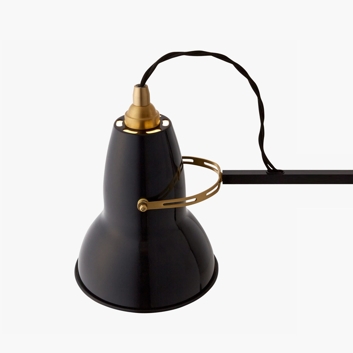 Original 1227 Brass Desk Lamp by Anglepoise #Jet Black