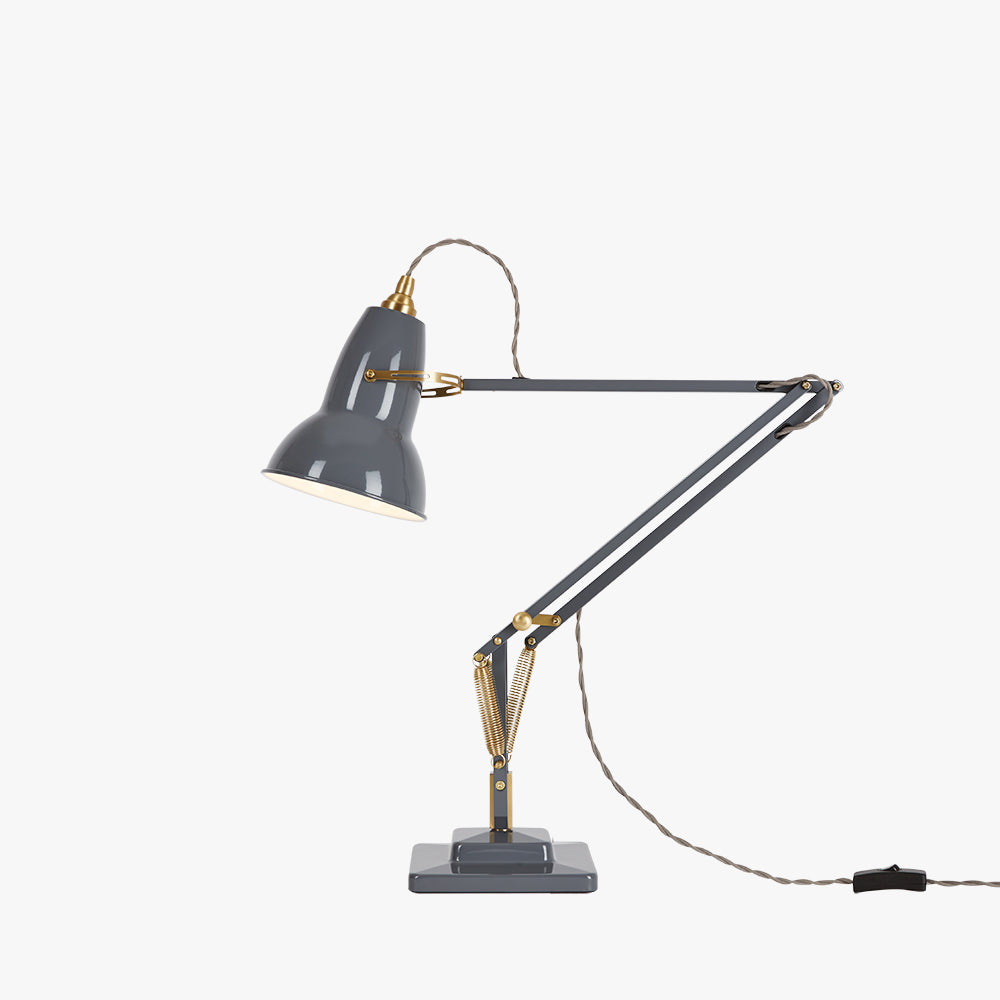 Original 1227 Brass Desk Lamp by Anglepoise #Elephant Grey