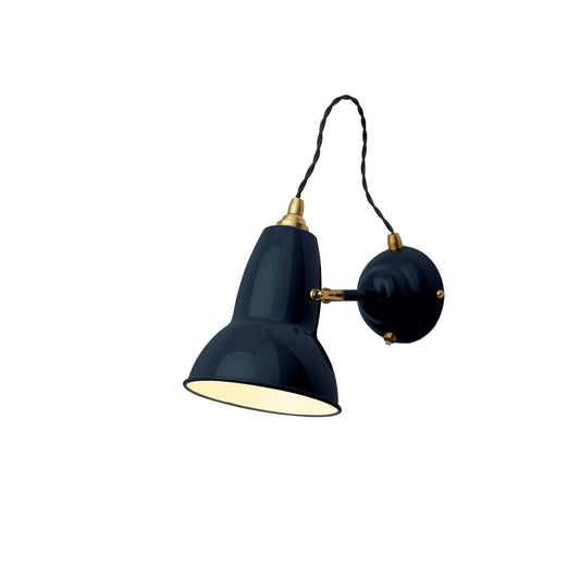 Anglepoise Original 1227 Wall Lamp Brass/ Ink Blue
