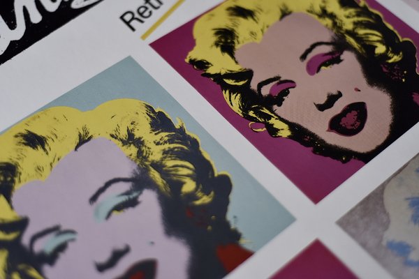 Original Andy Warhol Marilyn Monroe Exhibition Poster by Ros Nagy-Roden, Museum Ludwig Köln, 1989-1990-ZAA-1766080