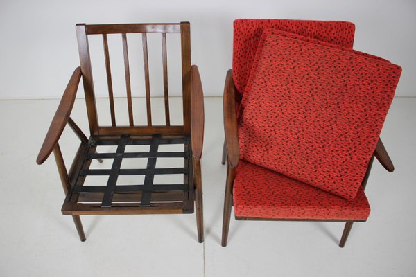 Original Armchairs from TON, 1960s, Set of 2-TZ-938749