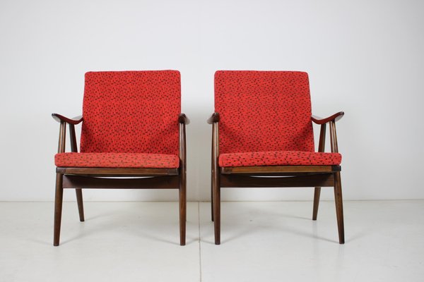 Original Armchairs from TON, 1960s, Set of 2-TZ-938749