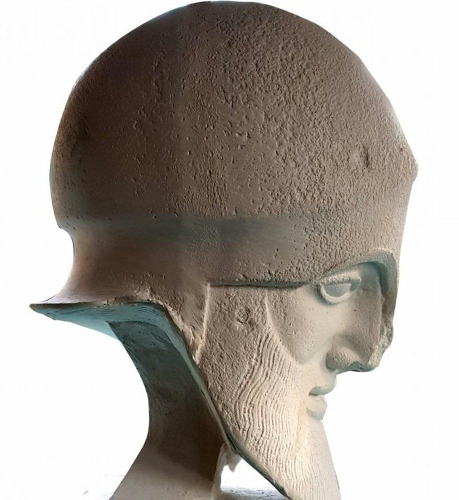 Original Athena Afaia Dying Warrior, Early 1900s, Plaster