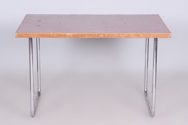 Original Bauhaus Dining Table attributed to Mücke Melder, Former Czechoslovakia, 1930s-WHY-1732069