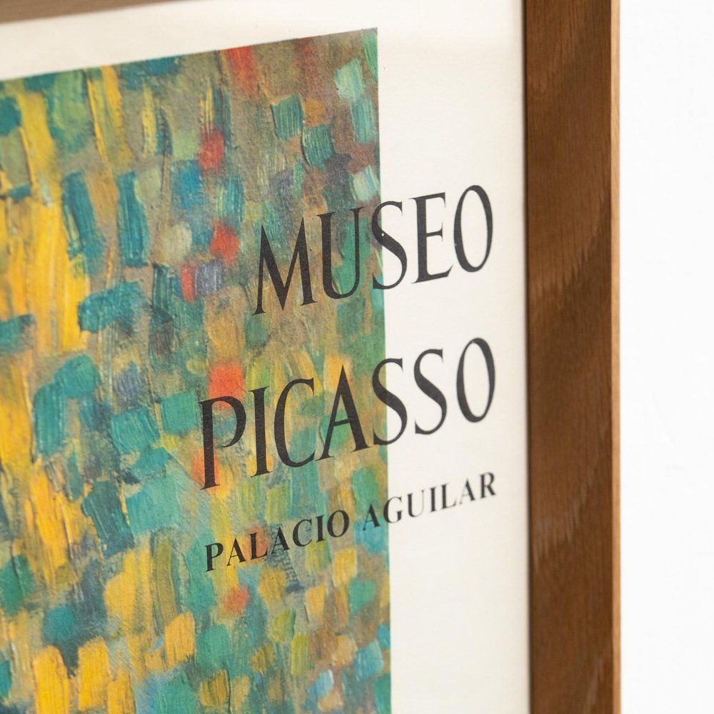 Original Framed Museo Picasso Poster, 1966