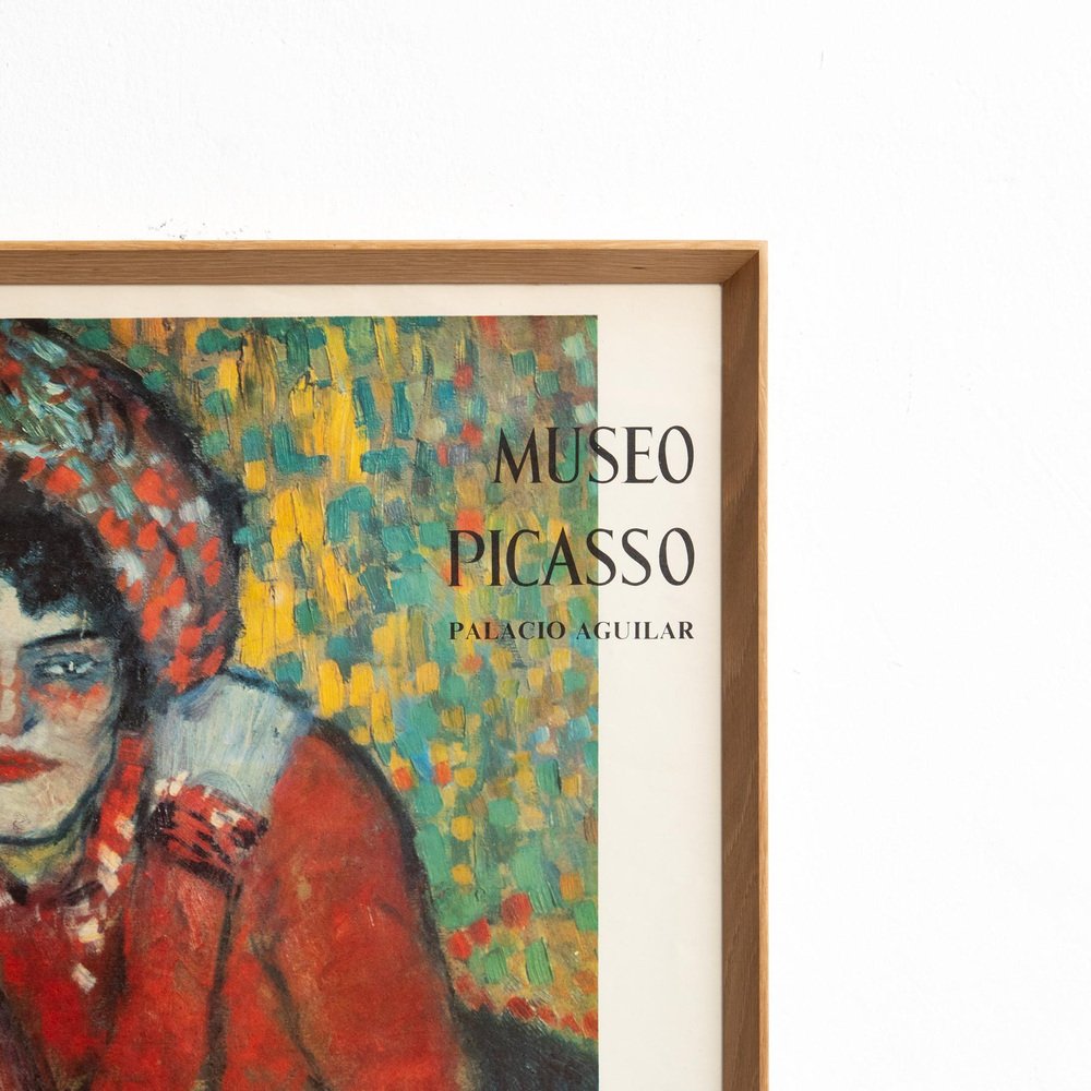 Original Framed Museo Picasso Poster, 1966