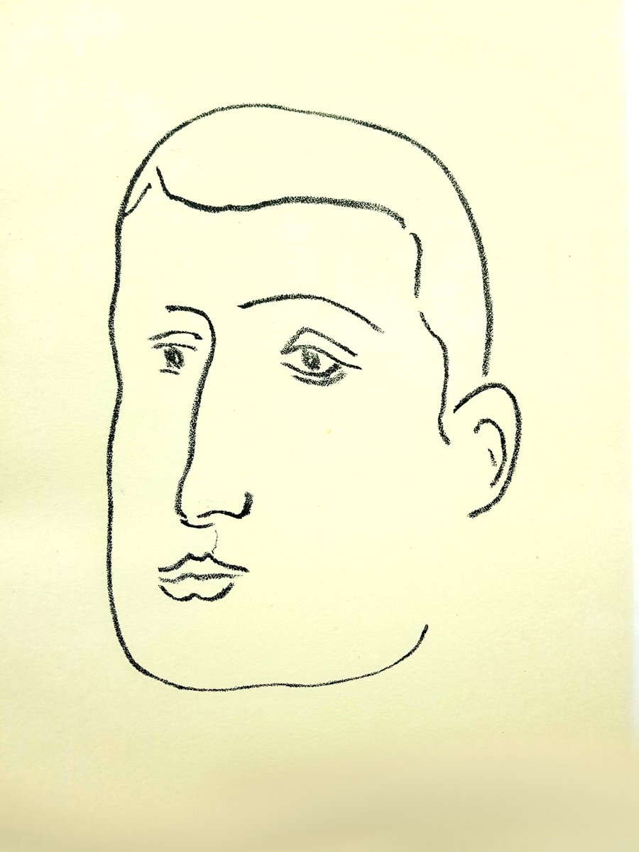 Original Lithograph - Henri Matisse - Apollinaire 1952