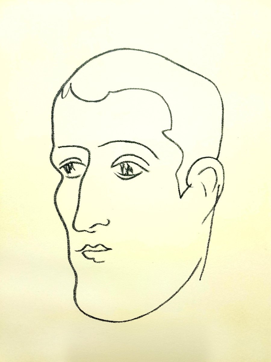 Original Lithograph - Henri Matisse - Apollinaire 1952