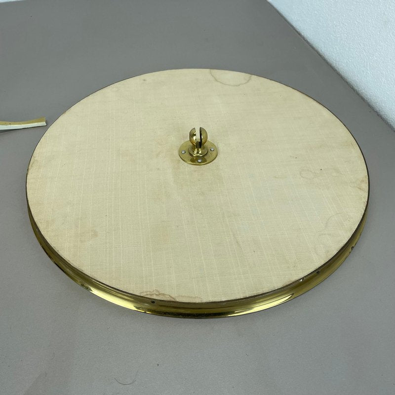 Original Modern Brass Table Mirror from United Werkstätten Munich, Germany, 1950s