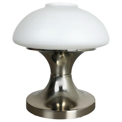 Original Modernist Mushroom Sputnik Table Light with Opal Shade, Italy, 1970s-QZ-1106465