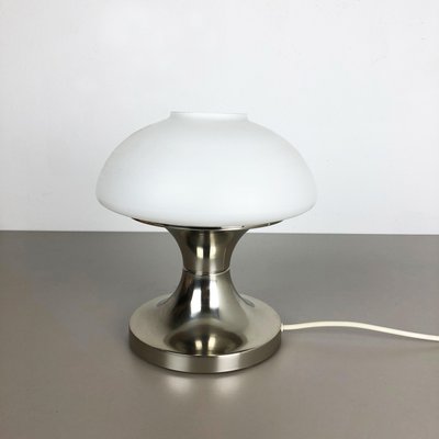 Original Modernist Mushroom Sputnik Table Light with Opal Shade, Italy, 1970s-QZ-1106465