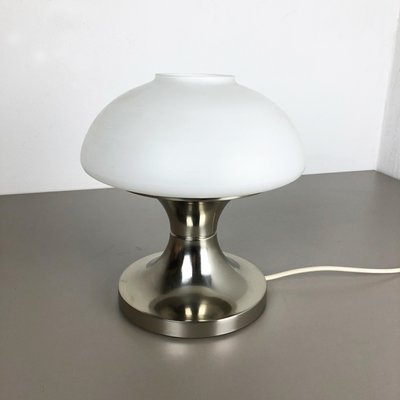 Original Modernist Mushroom Sputnik Table Light with Opal Shade, Italy, 1970s-QZ-1106465