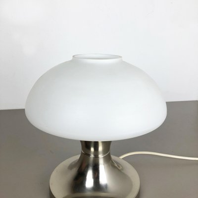 Original Modernist Mushroom Sputnik Table Light with Opal Shade, Italy, 1970s-QZ-1106465