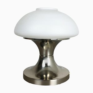 Original Modernist Mushroom Sputnik Table Light with Opal Shade, Italy, 1970s-QZ-1106465