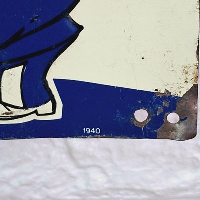 Original Pepsi Cola Tin Sign, 1940-FRB-1777774